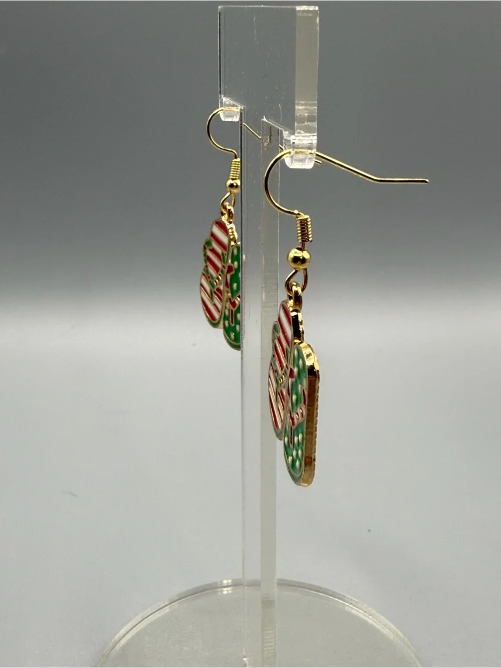 Christmas in July Earrings - Handmade #E0547C